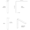 Ekena Millwork Hamilton Steel Bracket, Hammered Gold 2"W x 16"D x 16"H BKTM02X16X16HAHGO - alternate 10